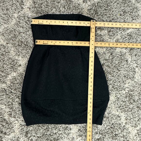 Theory Maryanna Puzzle Jacquard Textured Sheath Mini Little Black Dress 8 M LBD - Picture 10 of 10